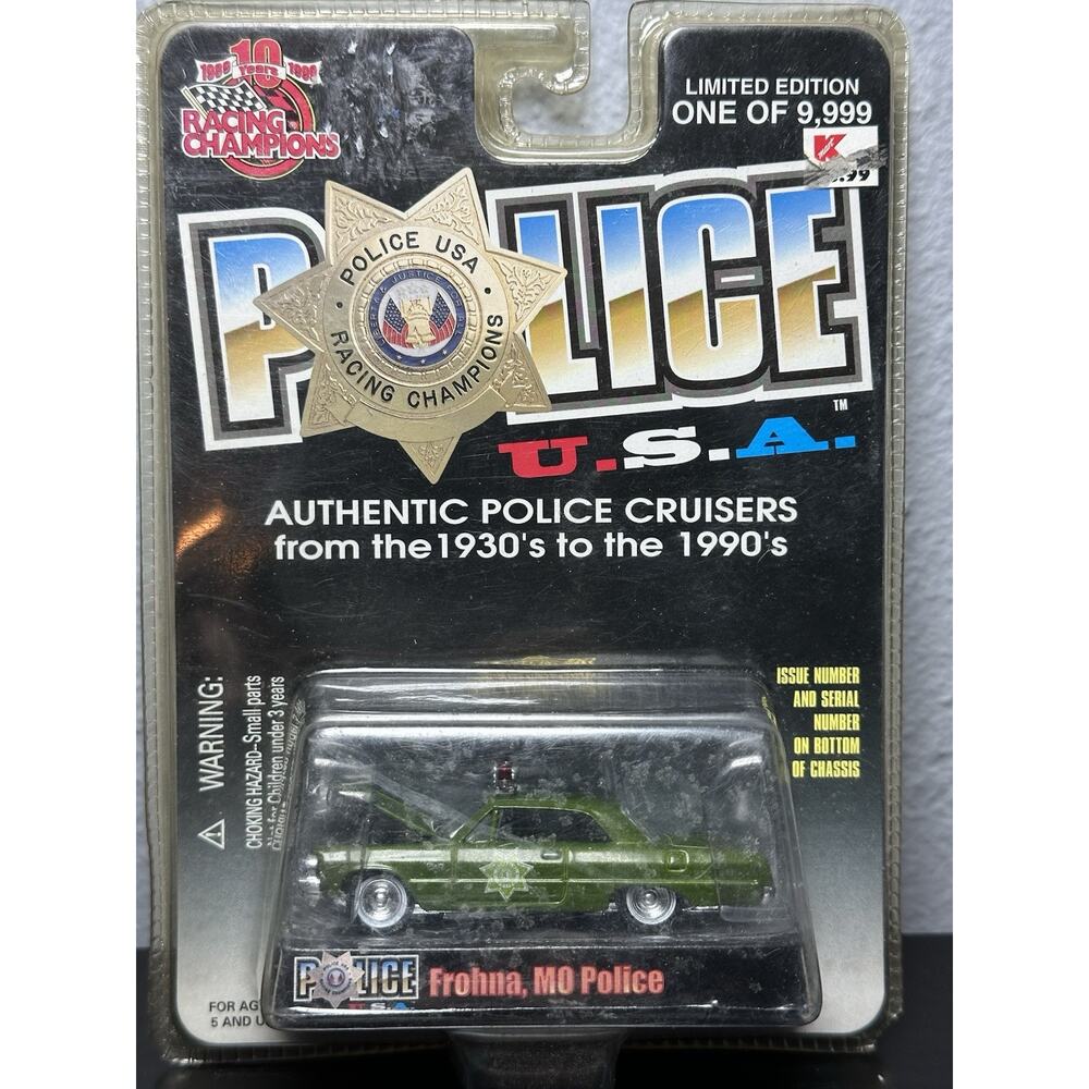 Racing Champions 1999 POLICE USA. Series #84 1964 Chevy Impala Frohna, MO (77)
